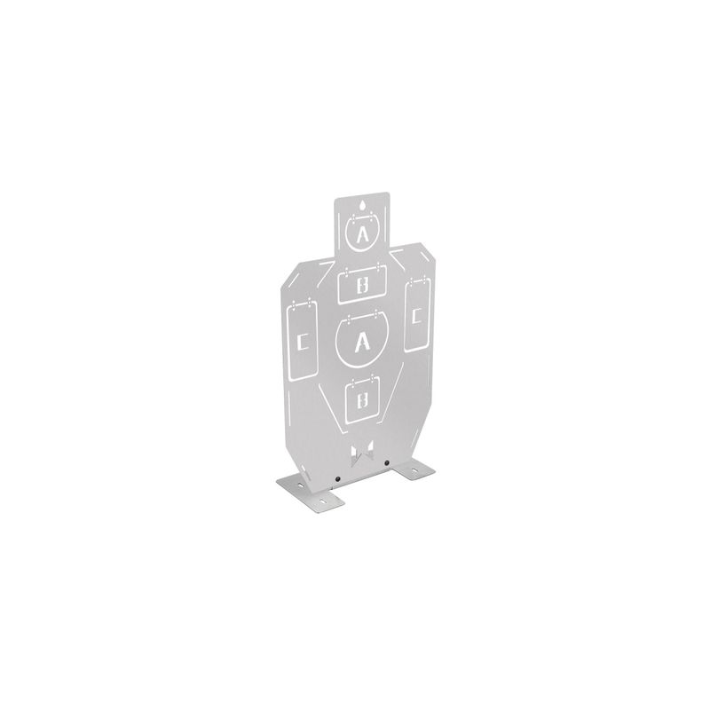 Sentinel Gears Stainless Steel Airsoft Shooting Training Target – Silver