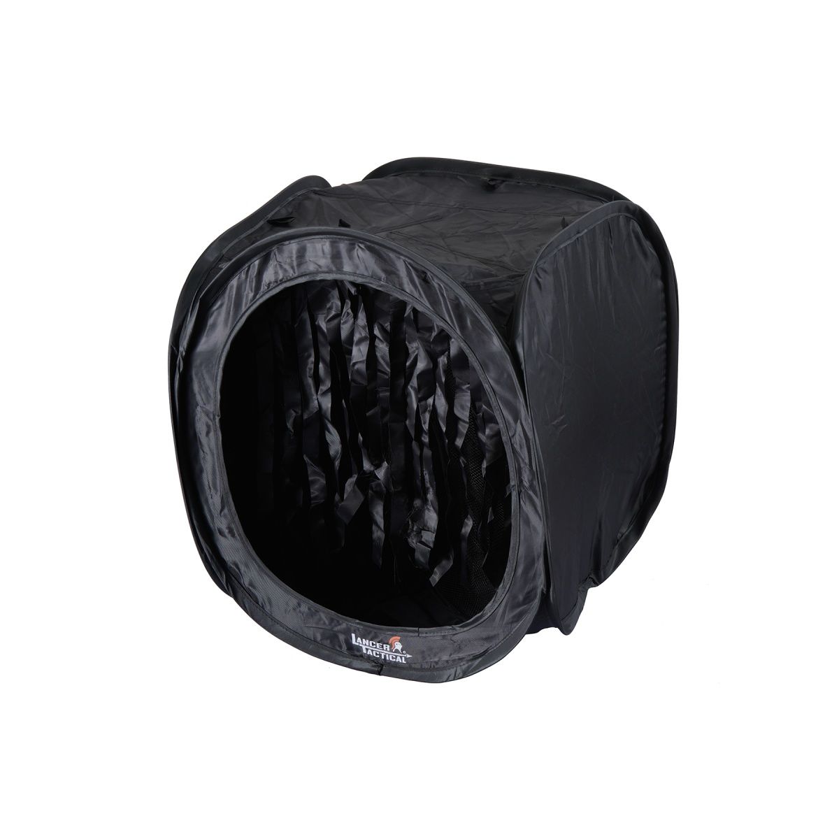 Lancer Tactical Large Portable Airsoft Target Tent with BB Catcher – Black