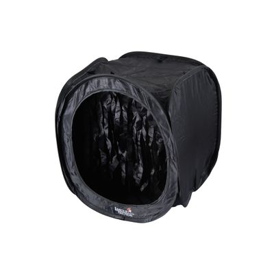 Lancer Tactical Large Portable Airsoft Target Tent with BB Catcher – Black