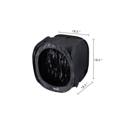 Lancer Tactical Large Portable Airsoft Target Tent with BB Catcher – Black