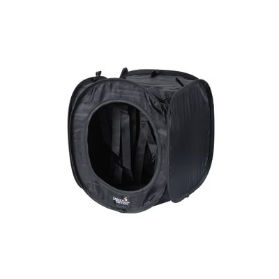 Lancer Tactical Small Portable Airsoft Target Tent with BB Catcher – Black