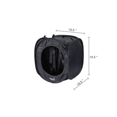 Lancer Tactical Small Portable Airsoft Target Tent with BB Catcher – Black