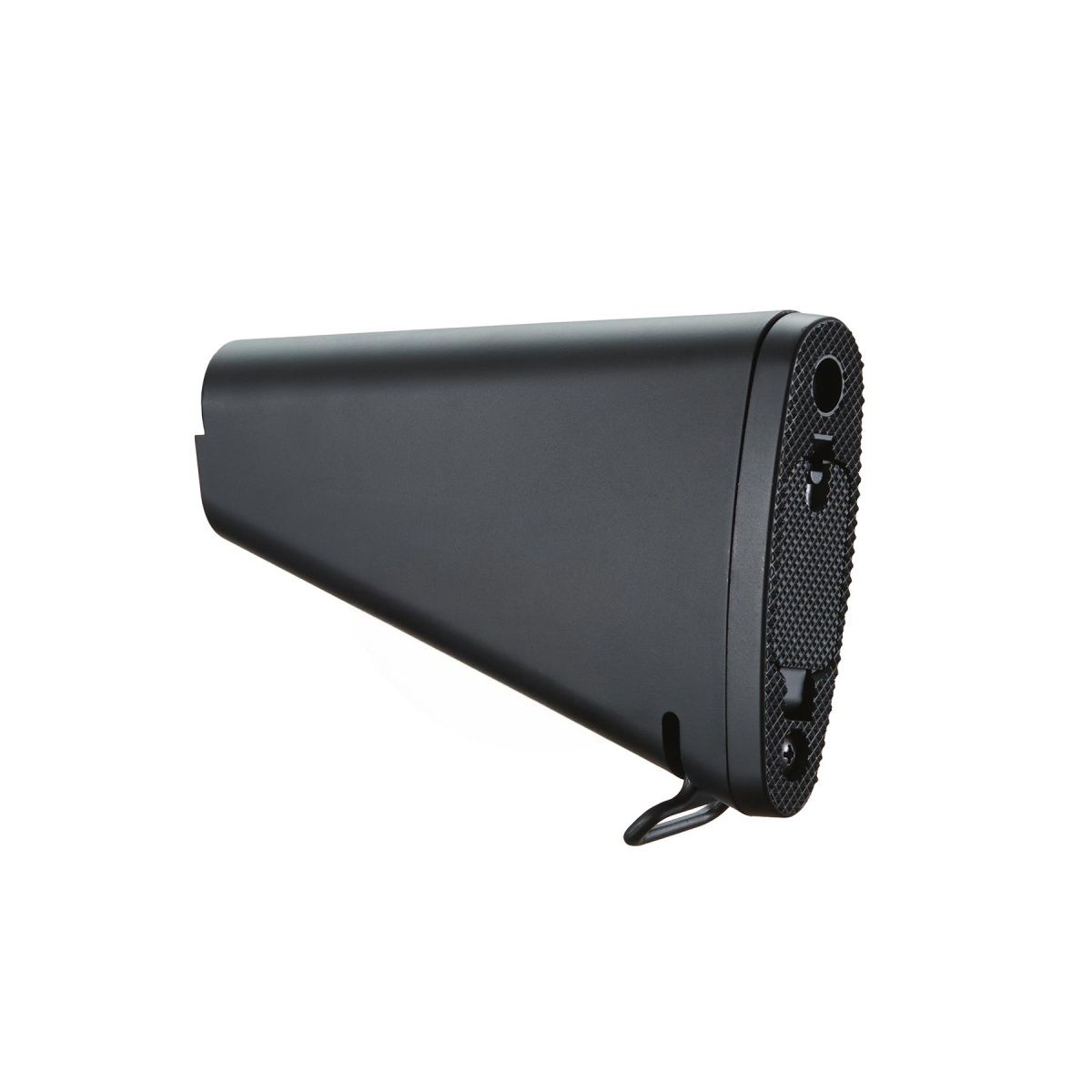 Golden Eagle CQB Fixed Stubby Polymer Stock with Battery Compartment – Black