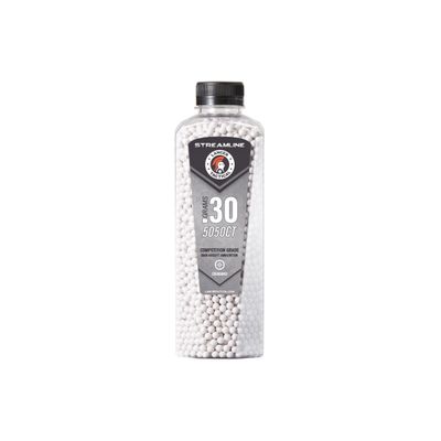 Lancer Tactical Streamline Competition Grade .30g Airsoft BBs – 5,050 Rounds – White