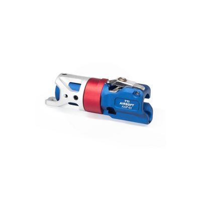 TTI Airsoft Infinity CNC Aluminum One-Piece TDC Hop-Up Chamber for Action Army AAP-01 – Blue