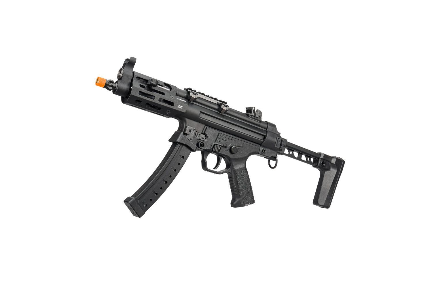 G&amp;G TGM R5S ETU MP5-Style Airsoft AEG Rifle with Folding Stock – Black