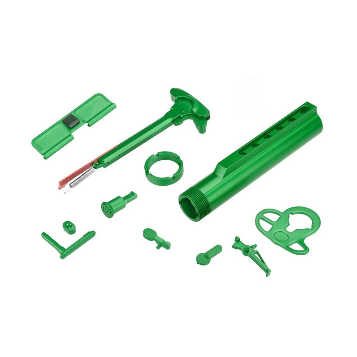 Lancer Tactical M4 Airsoft External Parts Upgrade Set for ProLine &amp; Gen 2 AEGs (Color: Select), Color: Green