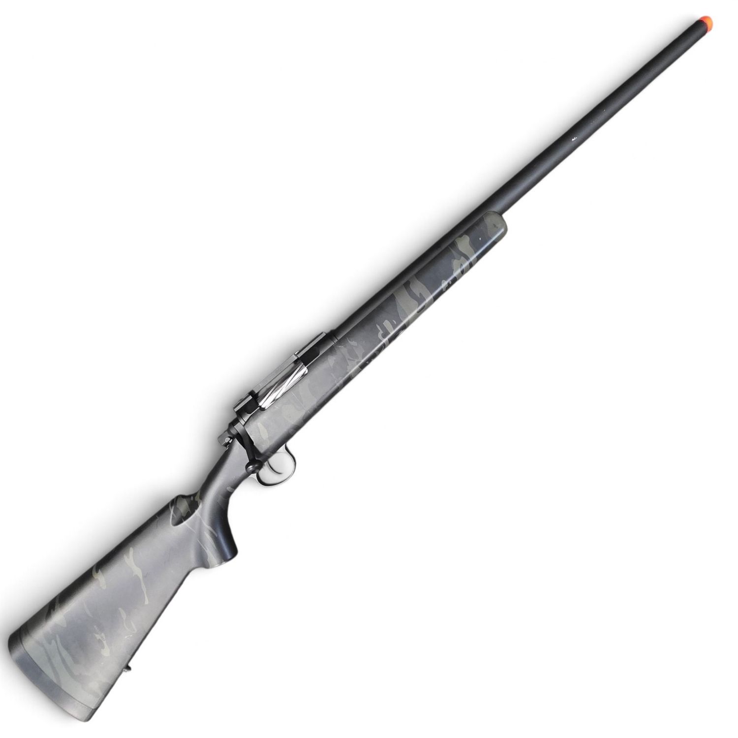 Used EMG x Barrett Fieldcraft Airsoft Precision Bolt-Action Sniper Rifle with Featherweight Zero Trigger (Color: Multicam Black) | Pre-Owned