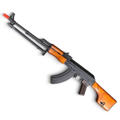 Used LCT Stamped Steel RPK Airsoft AEG LMG w/ Real Wood Furniture