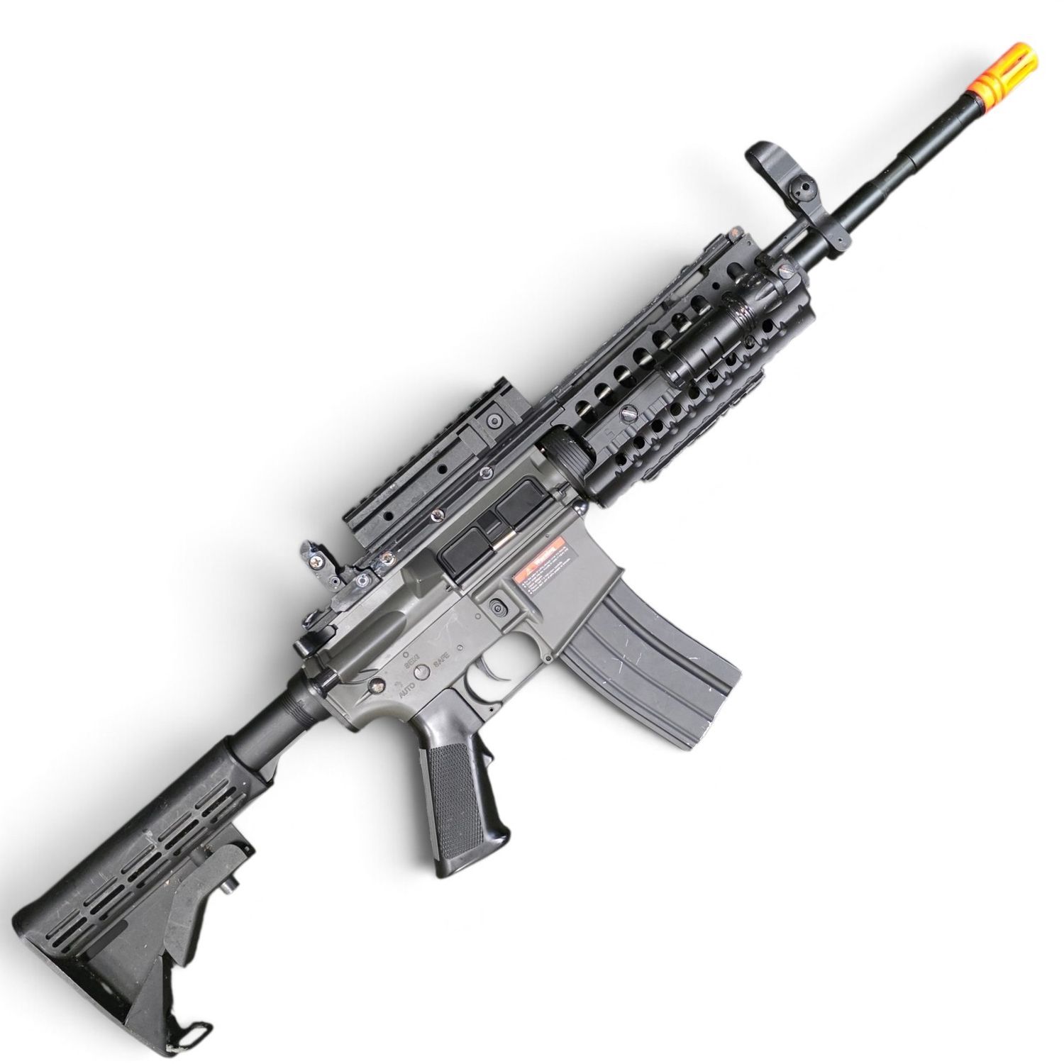 Used A&amp;K M4 S-System Carbine AEG Airsoft Rifle (Black)