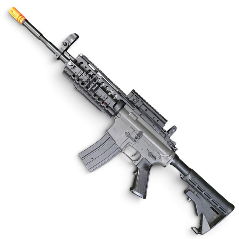 Used A&amp;K M4 S-System Carbine AEG Airsoft Rifle (Black)