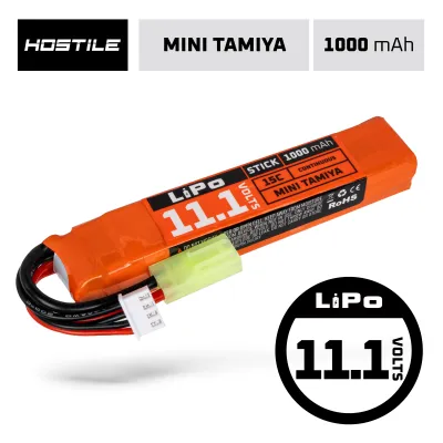 Hostile ENERGY 11.1V 1000mAh LiPo Airsoft Battery