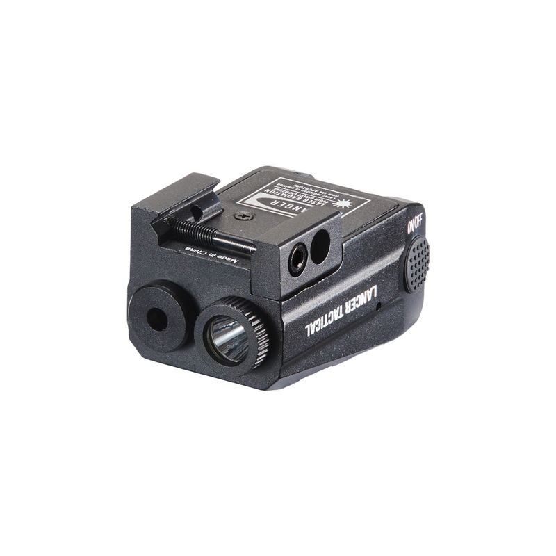 Lancer Tactical Low Profile Picatinny Flashlight &amp; Laser