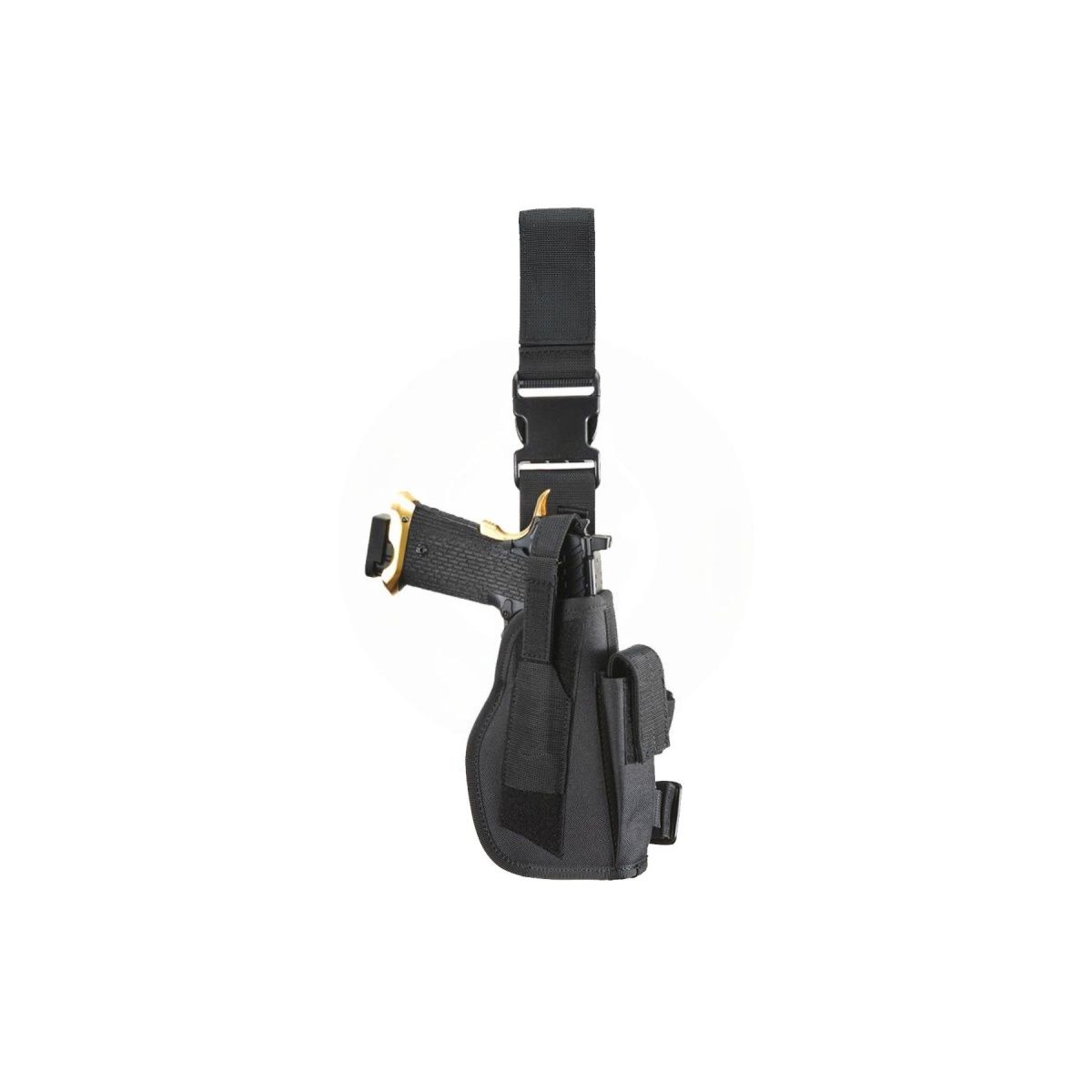 Lancer Tactical 1000D Nylon Drop Leg Airsoft Holster – Black