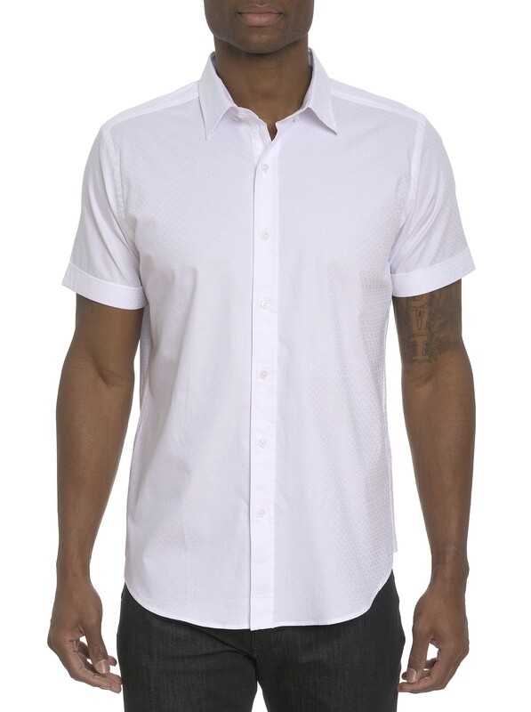 Robert Graham Diamond Bar Short Sleeve Shirt
