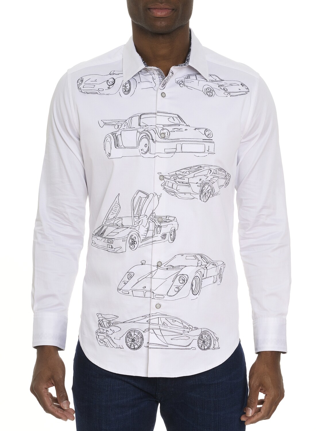 Robert Graham Special Edition Nevell Embroidered Car Shirt