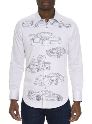 Robert Graham Nevell Embroidered SE Car Shirt