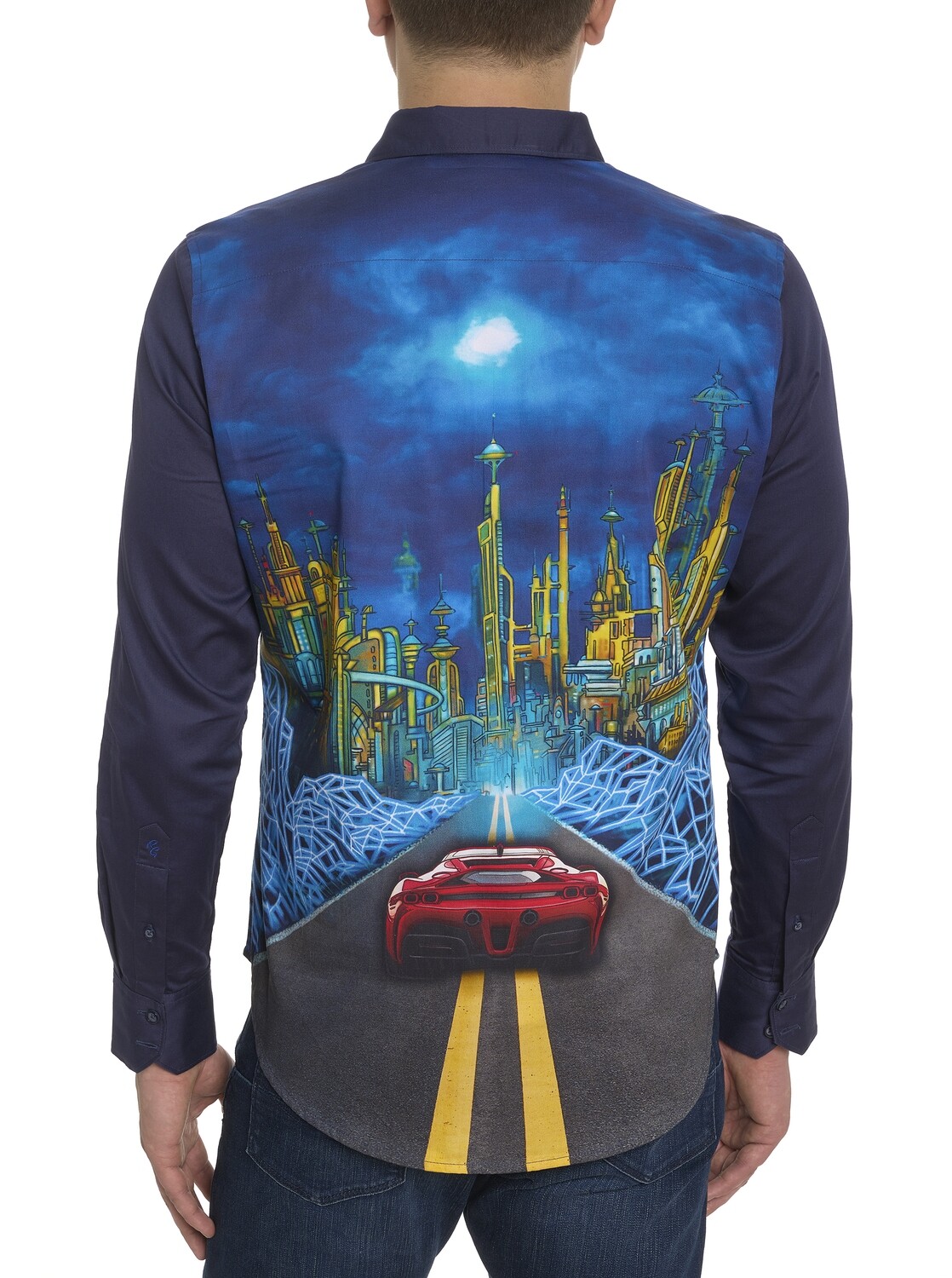 Robert Graham Nightspider Car Shirt