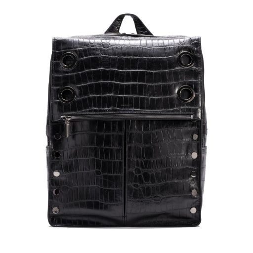 Hammitt Montana Backpack XL Evening Crocco/Gunmetal