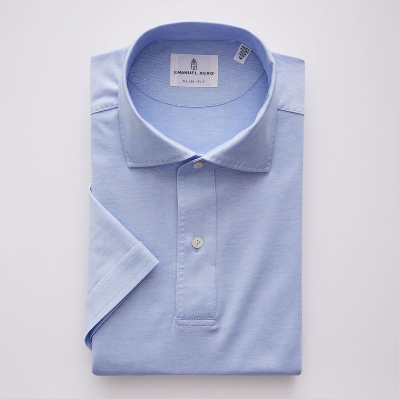 Emanuel Berg Slim Fit Short Sleeve Polo Shirt