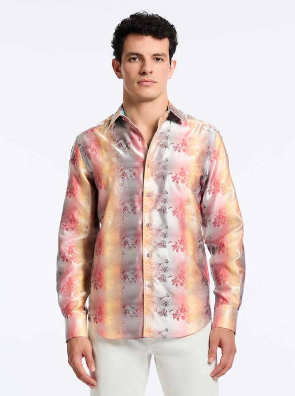 Robert Graham Limited Edition &quot;Sunset Trellis&quot; Shirt