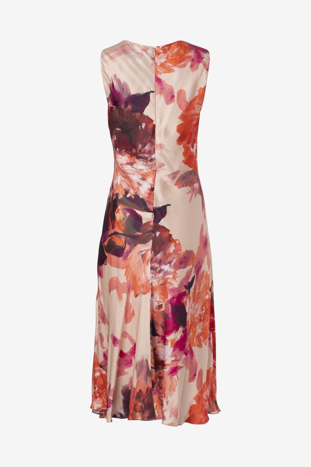 Iris Setlakwe Long Gathered Floral Dress