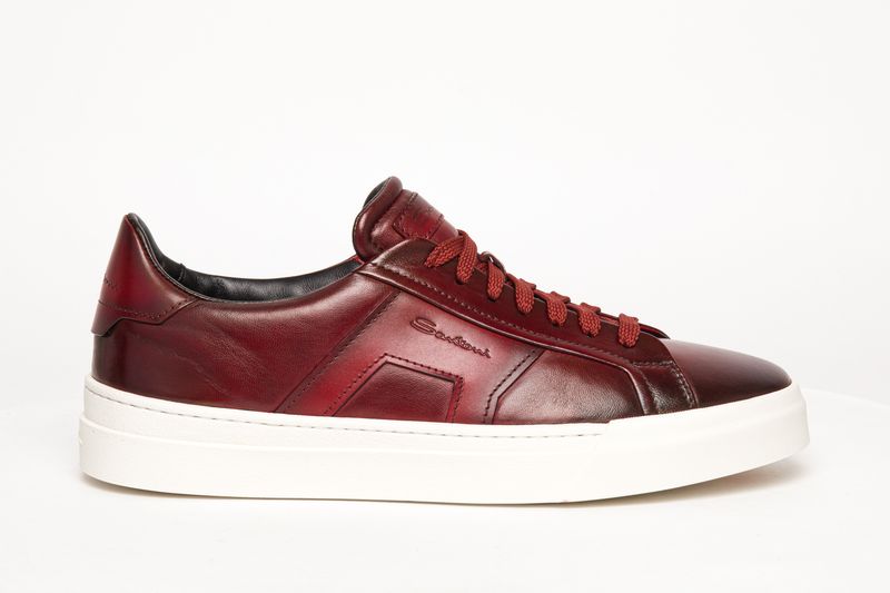 Santoni Solid DBS Low Top Sneakers