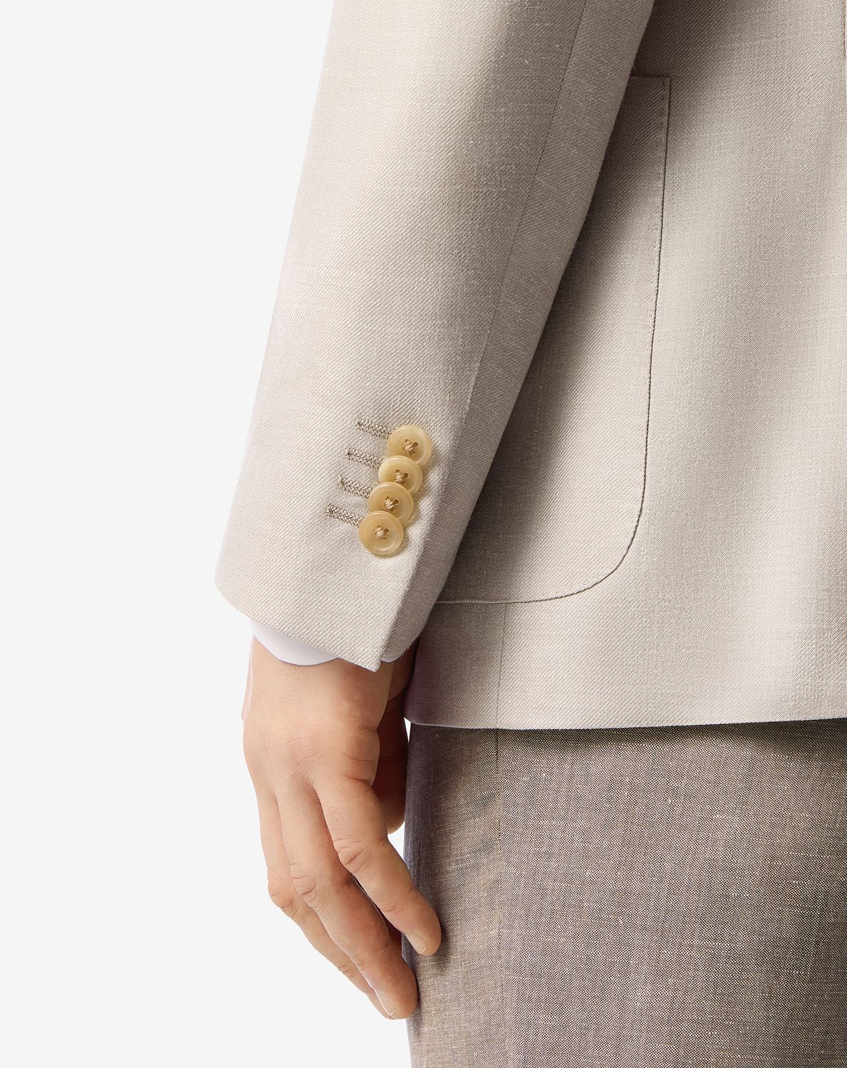 Corneliani Light Gate Wool, Silk, &amp; Linen Sport Coat