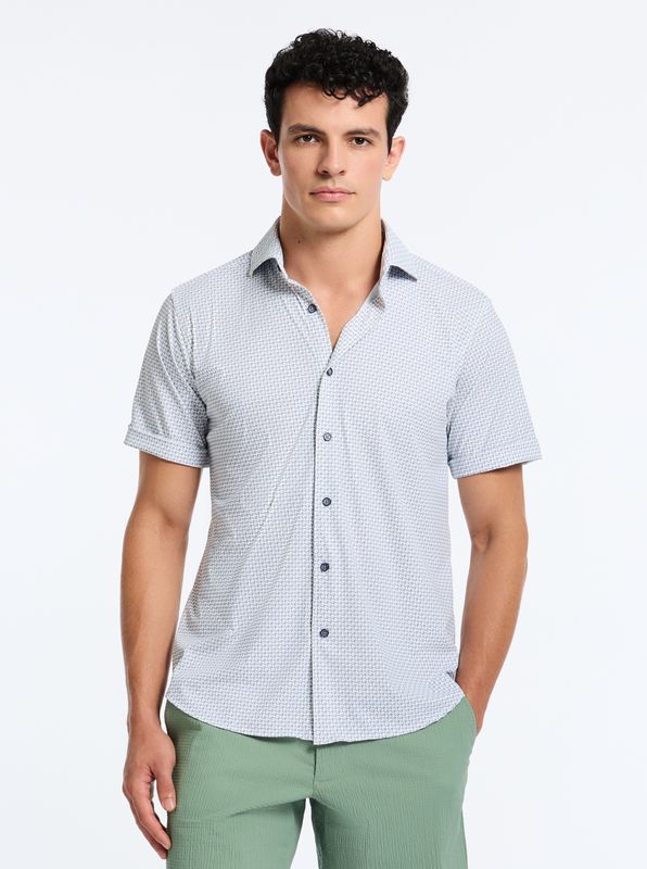 Robert Graham Copacabana Knit Short Sleeve Shirt