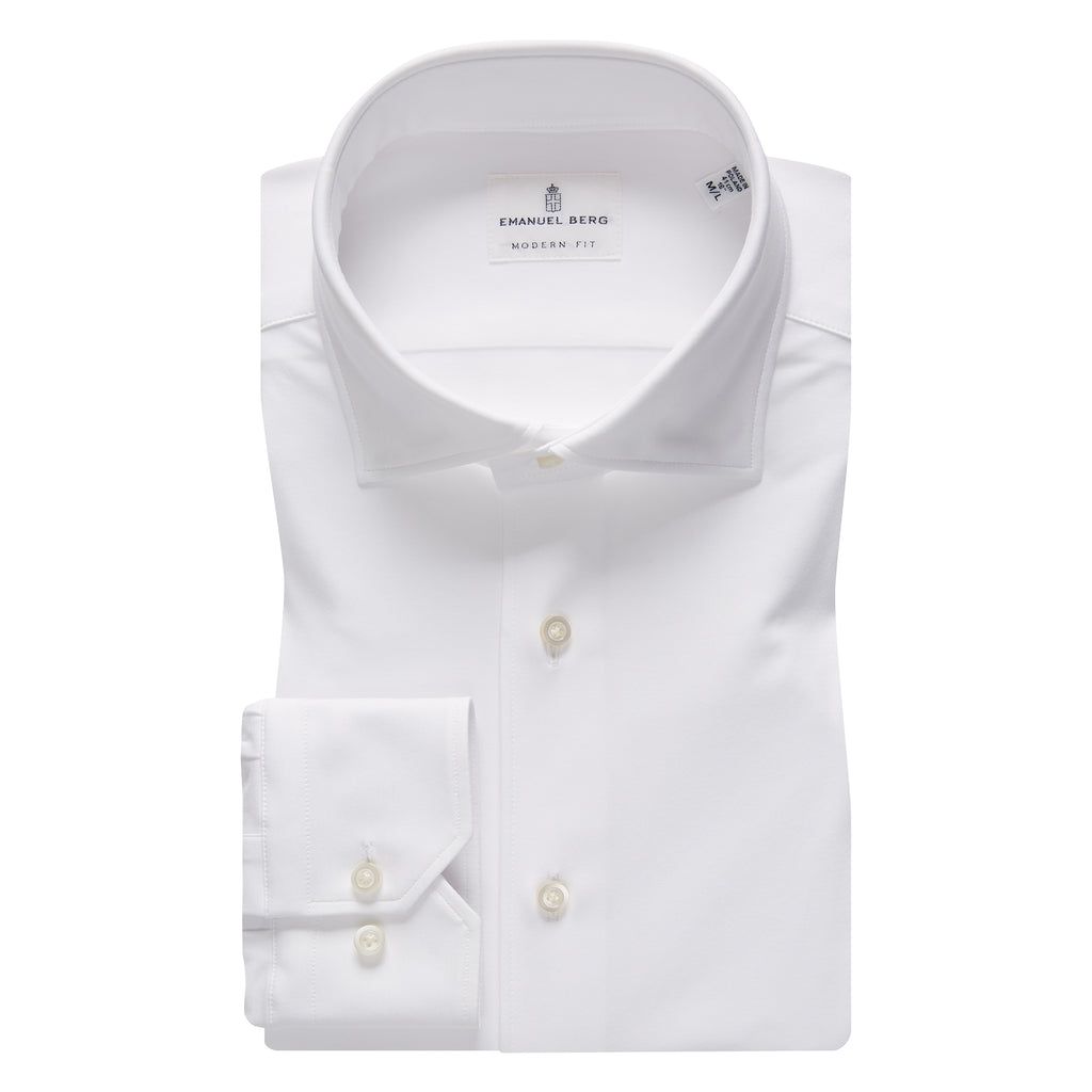 Emanuel Berg Modern Fit 4Flex Solid Shirt