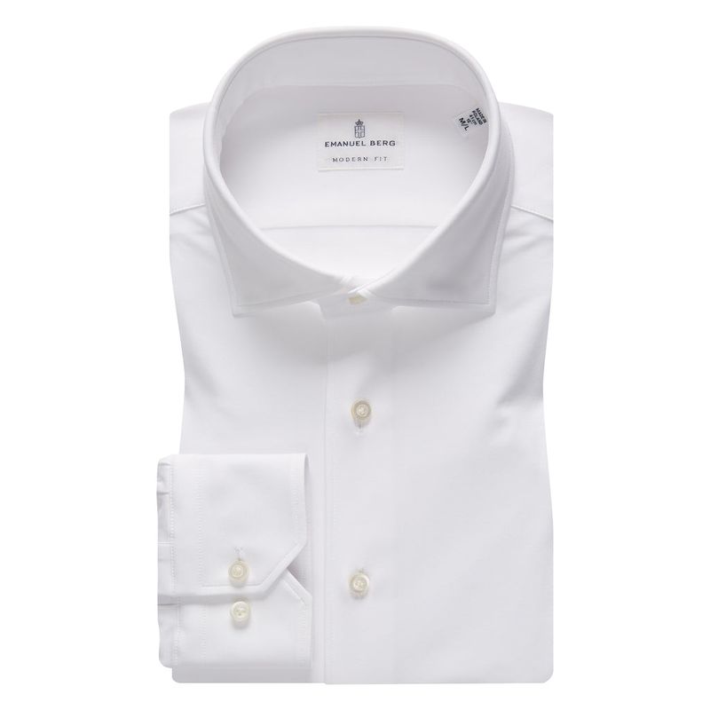 Emanuel Berg Modern Fit 4Flex Solid Shirt