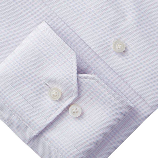 Emanuel Berg Modern Fit Plaid Performance Yarn Dress Shirt