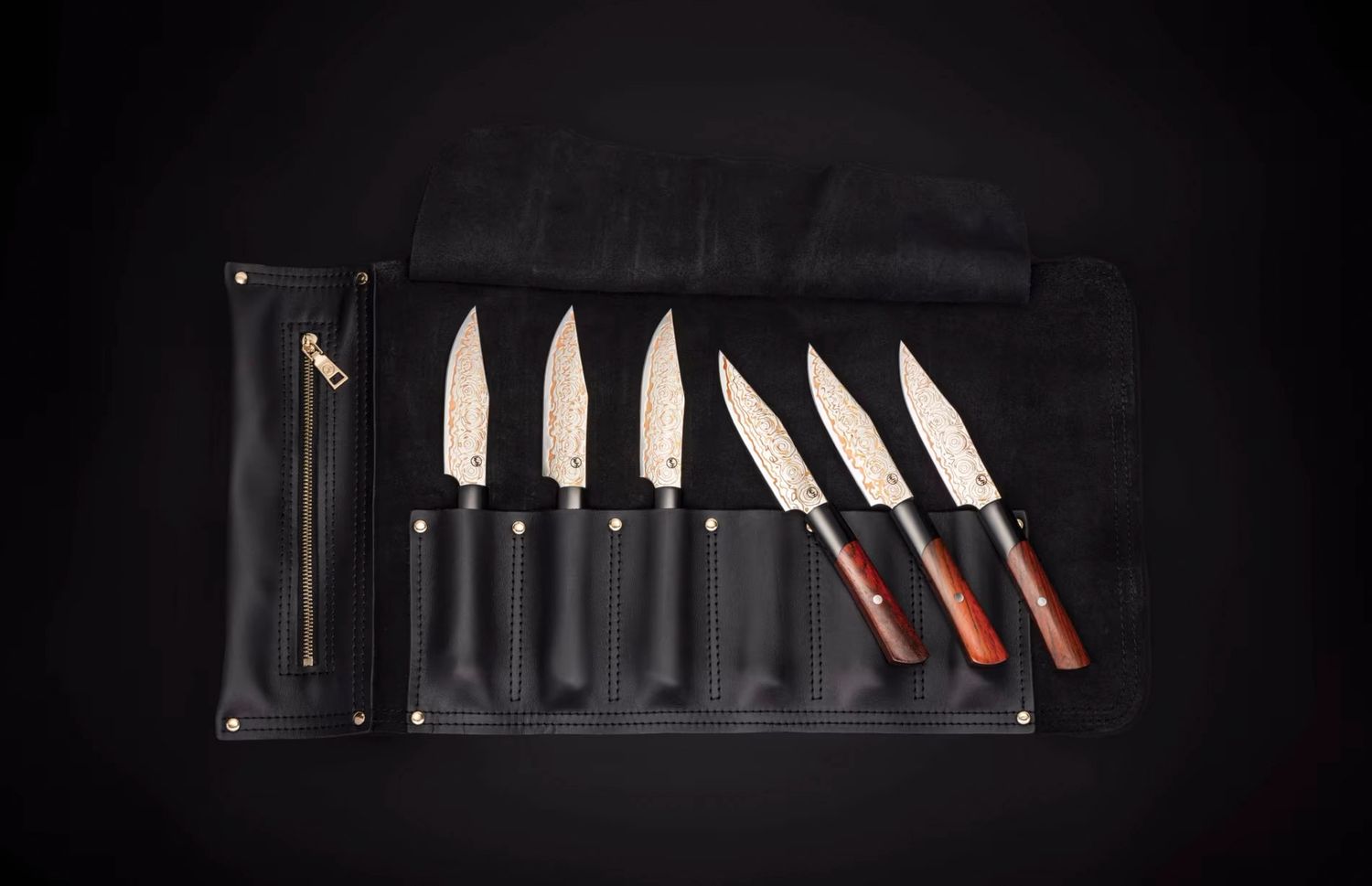 William Henry Flare Steak Set Walnut
