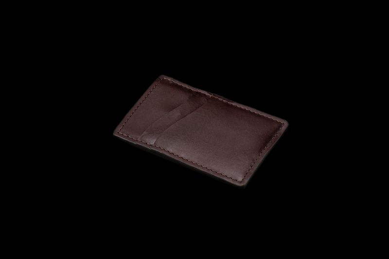 William Henry Dark Brown Card Wallet