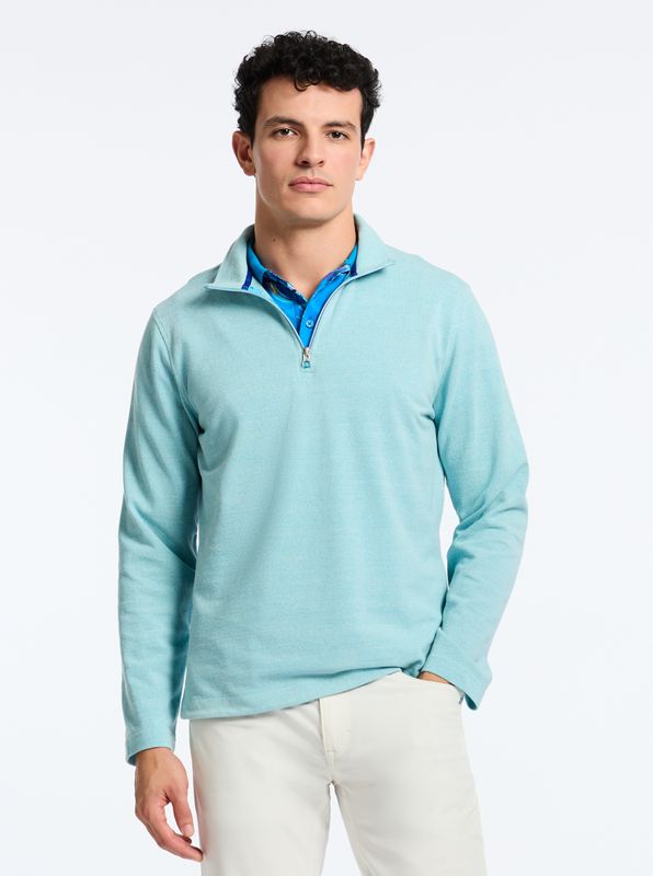Robert Graham Lt. Blue Hobson Knit Sweater