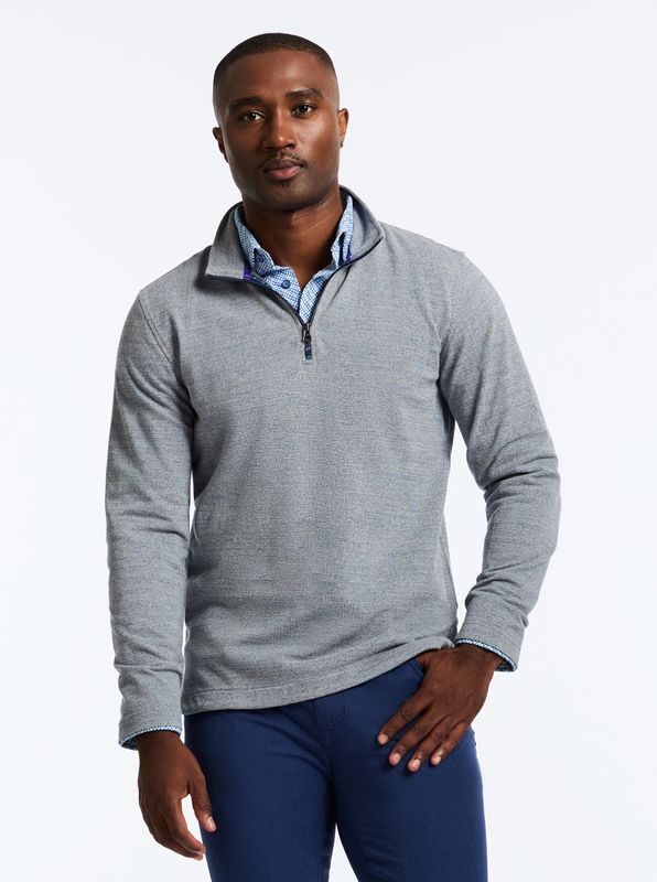 Robert Graham Navy Hobson Knit Sweater