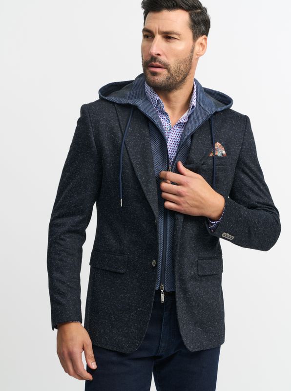 Robert Graham Jetset IV Sport Coat w/ Removable Hood