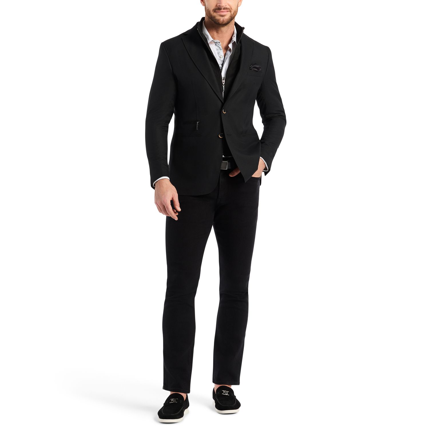 Robert Graham Jetset Sport Coat w/ Removable Vest