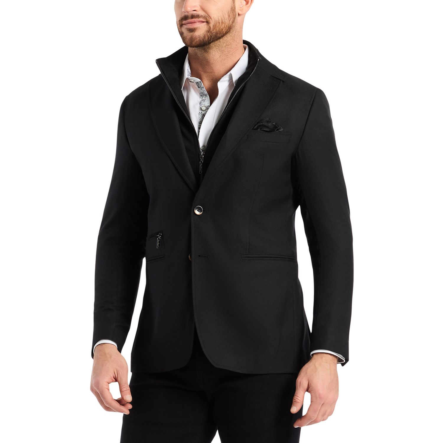 Robert Graham Jetset Sport Coat w/ Removable Vest
