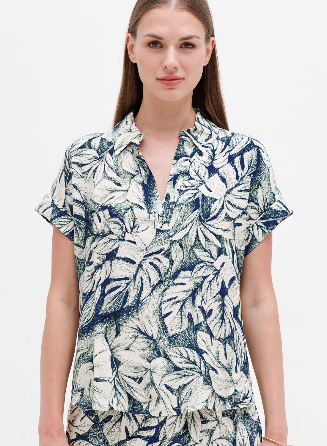 Go Silk Go Polo Shirt Top