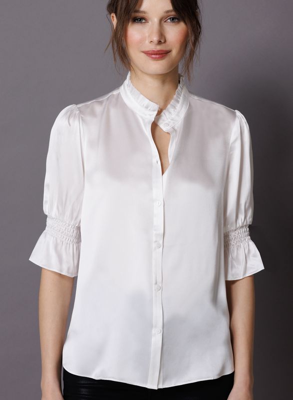 Go Silk Luxe Fleamarket Blouse