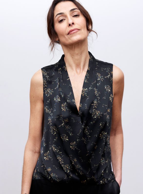 Go Silk Go Boho Surplus Blouse