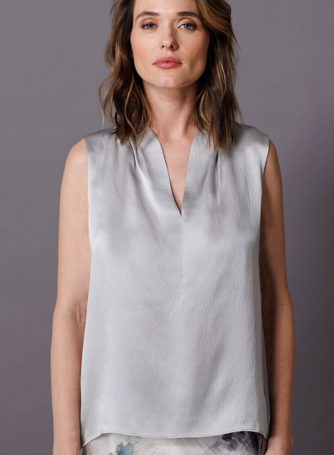 Go Silk Go to Shell Tank Top
