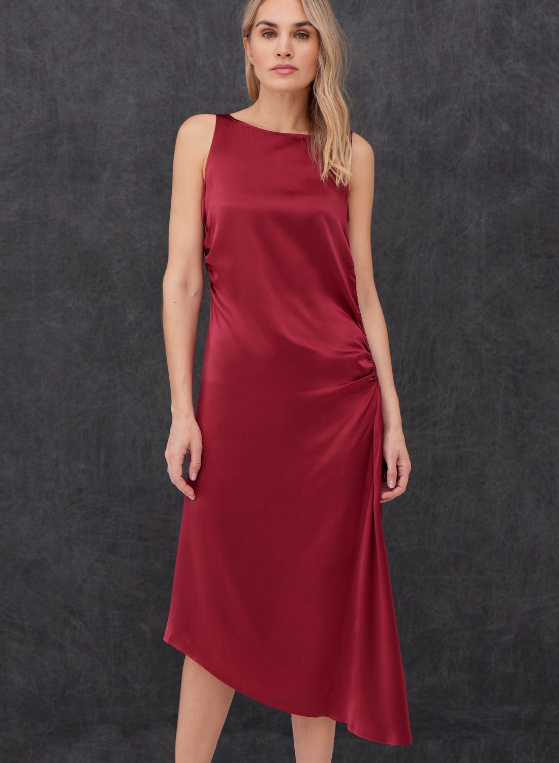 Go Silk Shirr it Up Dress