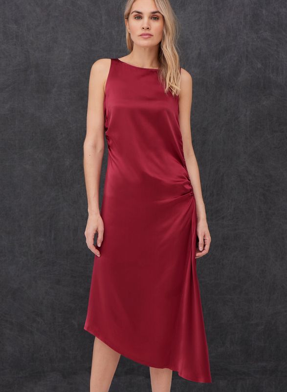 Go Silk Shirr it Up Dress