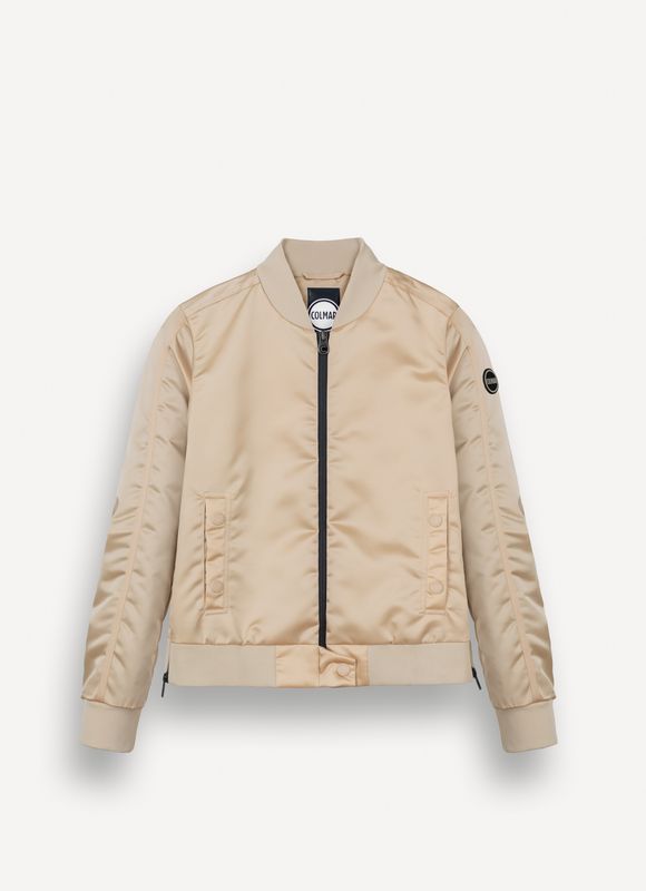 Colmar Sunset Satin Side Zip Bomber Jacket