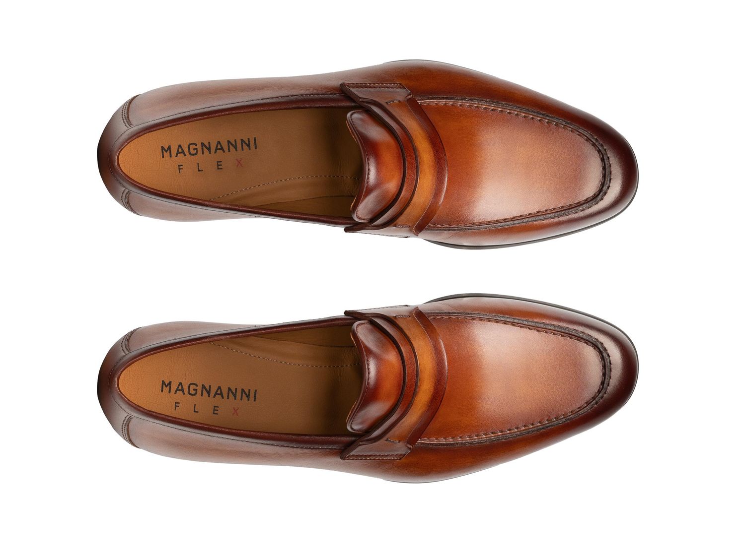 Magnanni Daniel Leather Penny Loafers