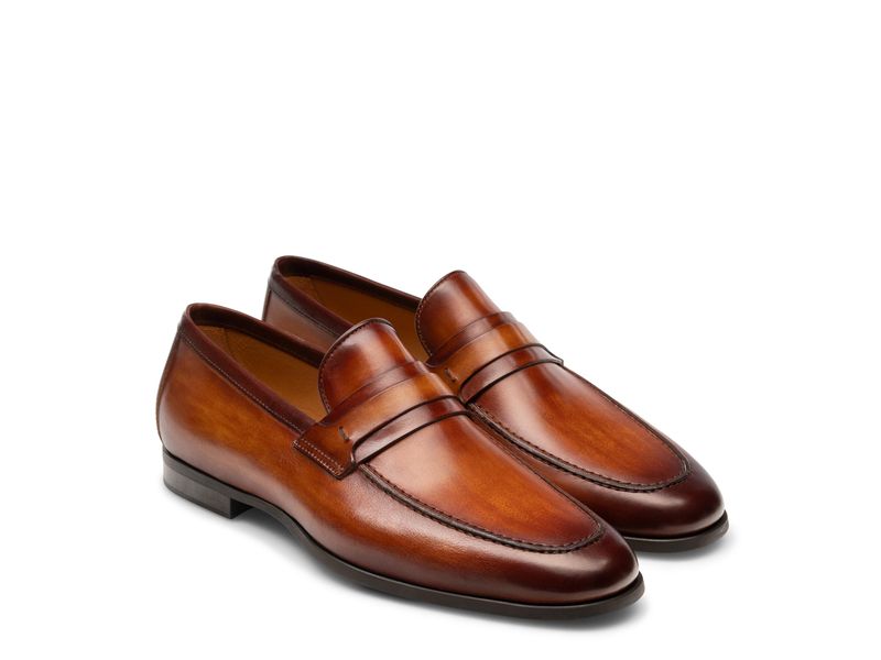 Magnanni Daniel Leather Penny Loafers