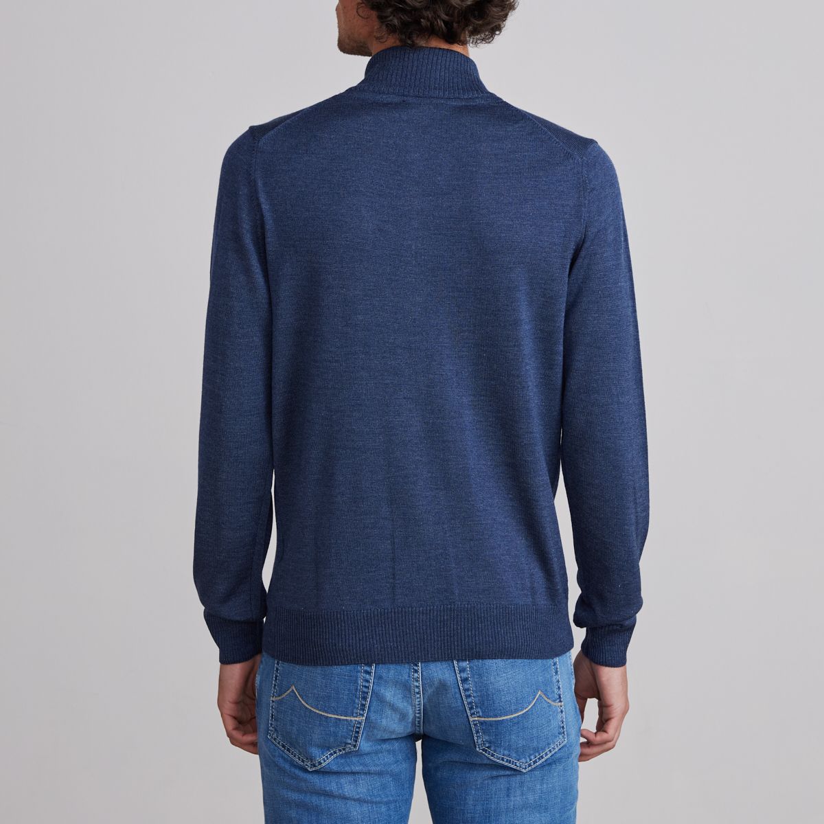 Emanuel Berg Merino Wool Full Zip Knit Cardigan