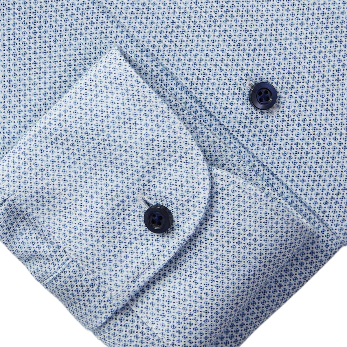 Emanuel Berg Modern Fit Box Print 4Flex Shirt